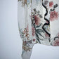 ZARA Blusa Estampada con boleros. Talla L