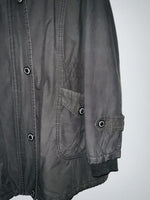 CHAQUETA en dril forrada en tela perchada. Talla XL