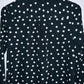 MERONA Blusa camisera estampada en pepas. Talla M