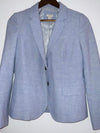 J.CREW Blazer 2 botones en lino para mujer. Talla 8