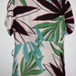 CÉNTRICA Vestido Cruzado estampado. Talla L