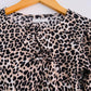 URB ( NUEVA ) Blusa animal print para niña. Talla 10
