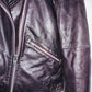 MANGO Chaqueta tipo Biker en cuero. Talla S