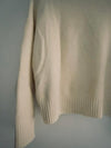 ZARA Sweater cuello tortuga crema. Talla S