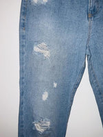 YOYO JEANS Mom Jean para jovencita. Talla 16