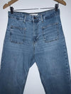 ZARA Jean con bolsillos de parche. Talla 38