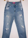 YOYO JEANS Mom Jean para jovencita. Talla 16