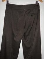 BETTINA SPITZ Pantalon semi formal a rayas pretina cruzada. Talla 4