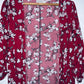CÉNTRICA Kimono estampado flores. Talla L
