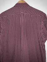 ARTURO CALLE Camisa manga corta a cuadros. Talla XL