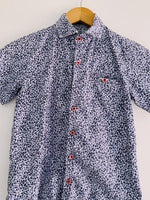 RENZO BAMBINO Camisa manga corta estampada para niño. Talla 12