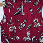 MANGO Blusa corta estampada. Talla XS