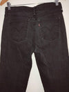 LEVIS Jean cinco bolsillos negro. Talla 30