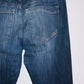 EXPRESS Jean cinco bolsillos con bigotes de gato. Talla 10R* Americana