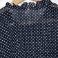 BLUSA En tul estampada puntos. Talla M*