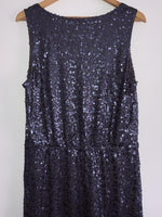 CALVIN KLEIN Vestido bordado con lentejuelas. Talla M/L