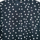MERONA Blusa camisera estampada en pepas. Talla M