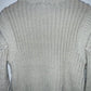 BERSHKA Sweater cuello alto tejido grueso. Talla L