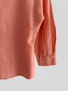 ESPRIT Blusa camisera a rayas coral. Talla S