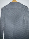 CALVIN KLEIN Sweater tejido cruzado con cierre. Talla XS