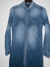 CHEVIGNON Vestido en chambray. Talla 8