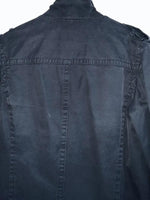 ZARA MAN Gabardina para hombre en dril cuello alto. Talla M