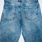 LEONISA Jean cinco bolsillos con destroyer. Talla 6