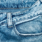 LEONISA Jean cinco bolsillos con destroyer. Talla 6