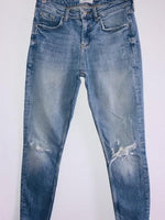 ZARA Jean Cinco bolsillos tiro alto. Talla 36 ( 6 )