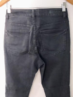 DENIMLAB Pantalón cinco bolsillos en dril negro. Talla 10