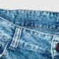 LEONISA Jean cinco bolsillos con destroyer. Talla 6