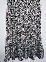 CARMEL Falda larga estampada animal print. Talla 8 ( S )