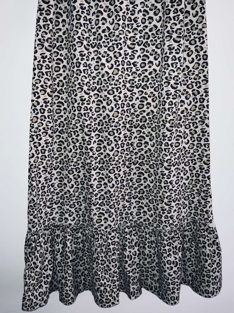 CARMEL Falda larga estampada animal print. Talla 8 ( S )