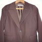 ROJOTÚ Blazer clásico color café. Talla 6 ( XS )