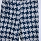ZARA Pantalón básico tejido gallineto. Talla XS