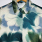 ZARA Blusa camisera estampada efecto acuarela. Talla XS