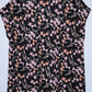 VESTIDO Corto estampado flores. Talla S