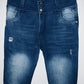 JEAN Pretina alta con botones. Talla 8/10