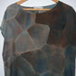 ANIS Blusa mangas caídas estampada. Talla L