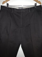 DOCKERS Pantalón negro en dril para hombre . Talla 36 x 32