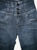 TRUCCOS Jean Skinny con pretina alta y botones. Talla 6