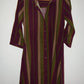 LUISA NOGAL Blusón/vestido a rayas verticales. Talla 10 ( M )