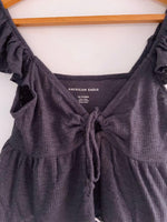 AMERICAN EAGLE Top con boleros. Talla XS