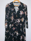 CHEVIGNON Vestido recto estampado flores. Talla S