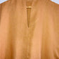 BLUSA En lino manga corta. Talla Única