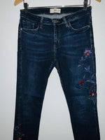 MANGO Jean cinco bolsillos bordado. Talla 36 ( 6 )