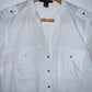FOREVER21 Blusa cuello mao con bolsillos. Talla M