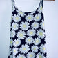 FOREVER21 Vestido largo estampado margaritas. Talla S