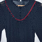 BLUSA En tul estampada puntos. Talla M*