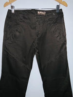 BUFFALO Pantalón en dril con cortes. Talla 29